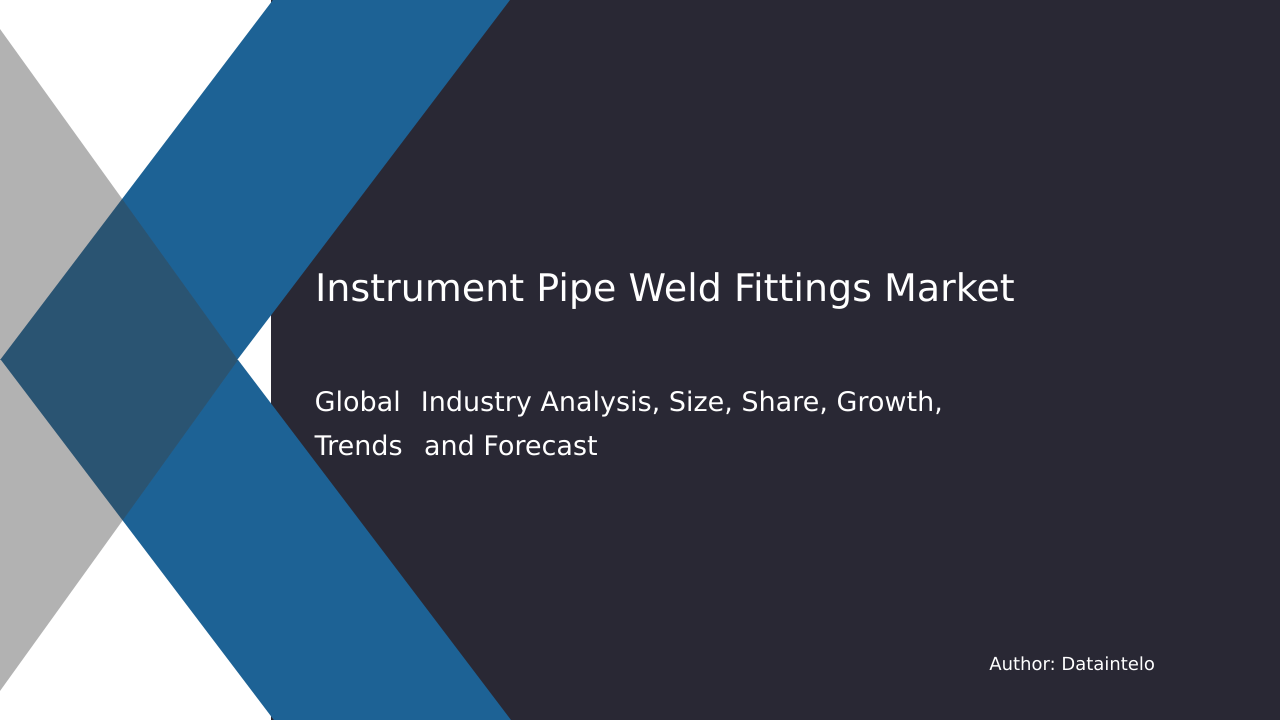 Request For Sample of Instrument Pipe Weld Fittings Market Research Report 2032