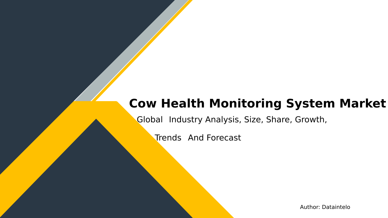 Cow Health Monitoring System Market Research Report 2032