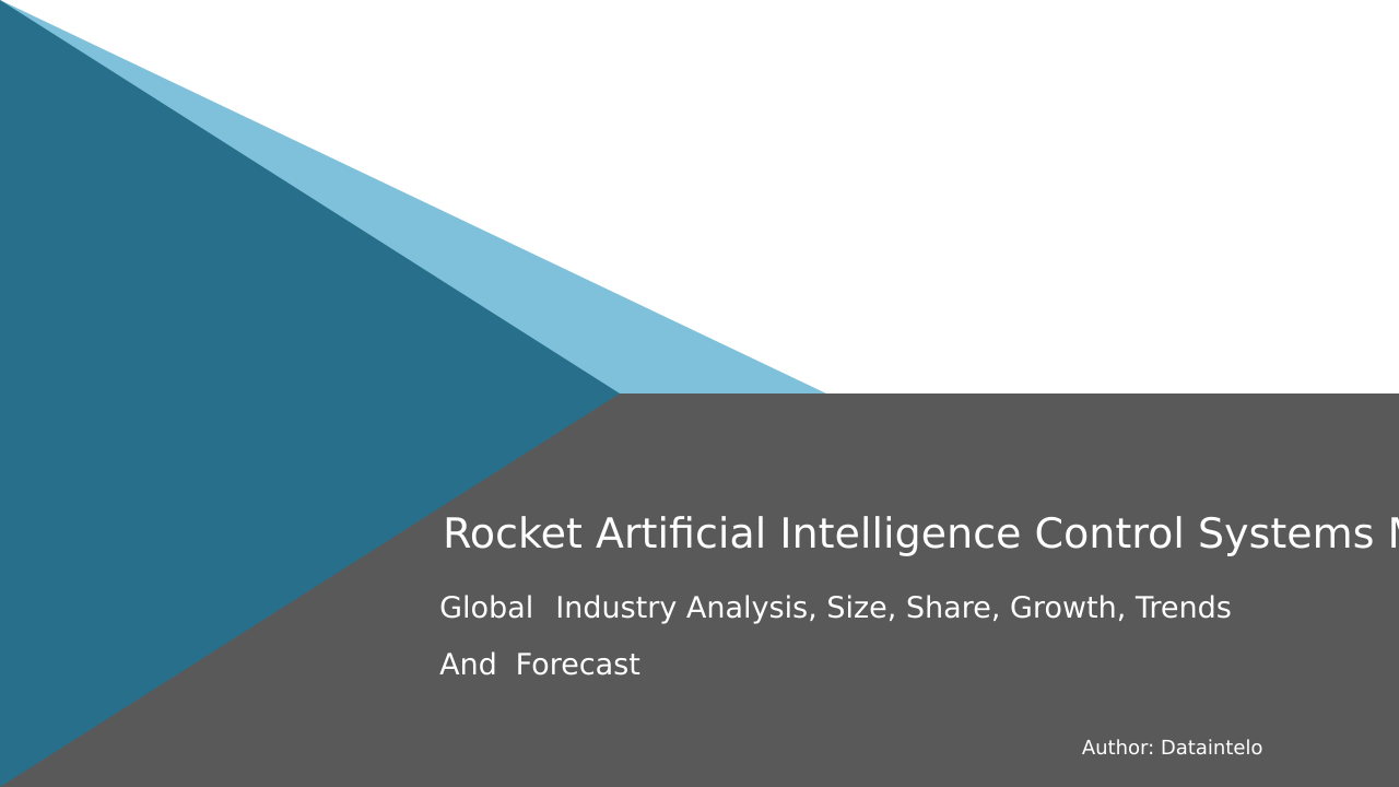 Request For Sample of Rocket Artificial Intelligence Control Systems Market Research Report 2032